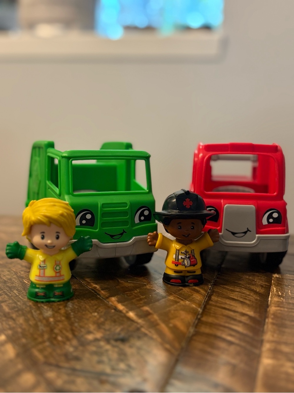 Little People Fire Truck & Recycle Truck